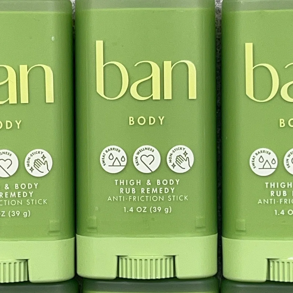 Ban Body Thigh & Body Anti-Friction Balm Prevent Chafing 1.4 oz Lot of 6 Vegan